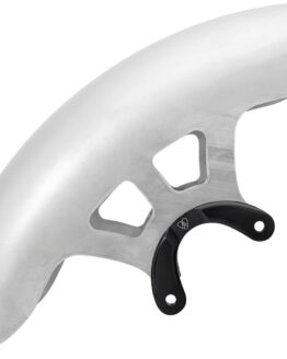 Arlen Ness Pro Short Front Fender 19in Raw Steel For Harley-Davidson