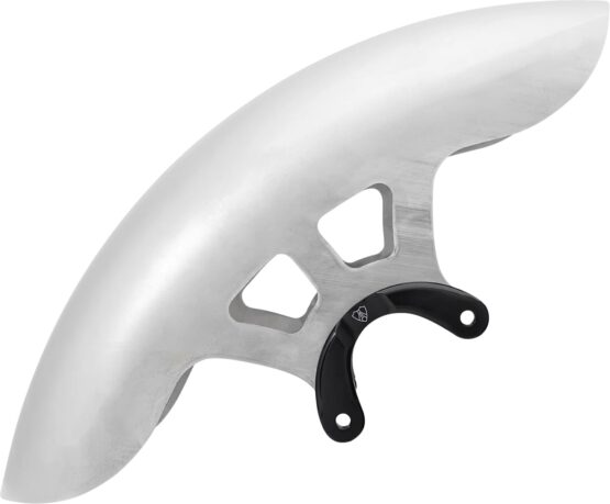 Arlen Ness Pro Short Front Fender 19in Raw Steel For Harley-Davidson