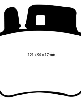 EBC Yellowstuff Front Brake Pads DP41514R Fits 98-05 Porsche 911/996 Carrera 2
