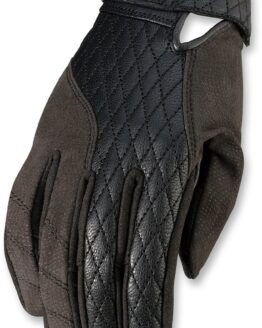 Z1R Bolt Gloves Black Medium Women's Short Cuff