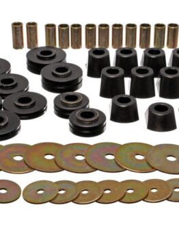 Black Body Mount Set Fits 67-95 K5 Blazer/67-70 Denali XL/Suburban/Yukon XL