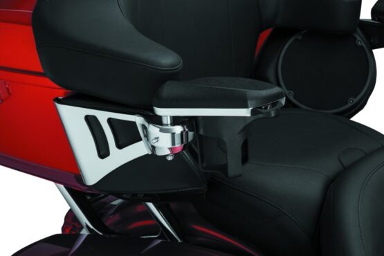 Kuryakyn Passenger Armrests Chrome For 14-23 Touring Models - Image 2