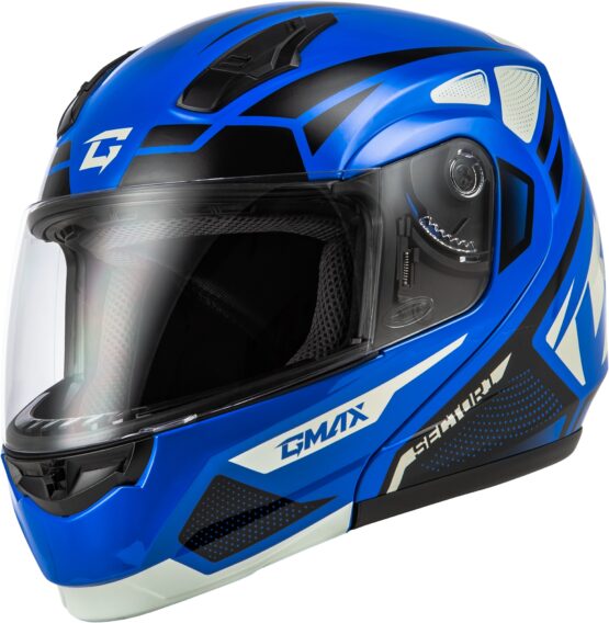 GMAX MD-04 Sector Modular Helmet Blue/Black Small