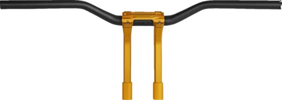 Performance Machine Phatbar Handlebar & Riser Kit Gold 9in Harley
