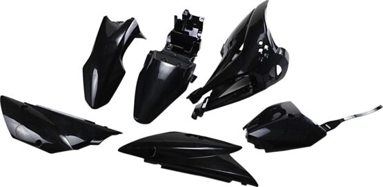 UFO Complete Black Plastic Kit Fits Kawasaki KLX110