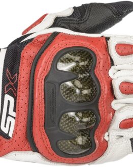SPX Air Carbon V2 Motorcycle Gloves White/Black/Red 3X-Large