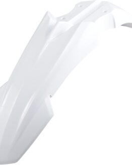 Acerbis Front Fender White Plastic Fits 2018-2024 Yamaha YZ65