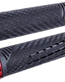 ODI CF11 V2.1 BMX Grips Pearl Black/Red Matte Red