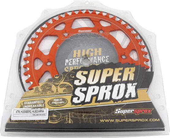 Supersprox 48T Aluminum Rear Sprocket Orange 520 For KTM/Husqvarna/Husaberg - Image 2