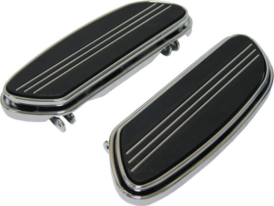 HardDrive Sweeper Floorboard Kit Chrome For Harley FLST 86-17, FLT 84-Up