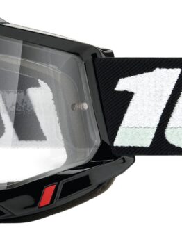 100% Accuri 2 Junior Goggles Black Clear Lens Youth