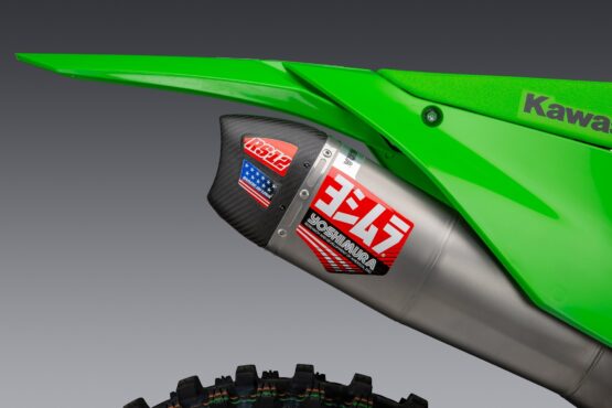 Yoshimura RS-12 SS/AL/CF Exhaust System for KX450 2024 - Image 2