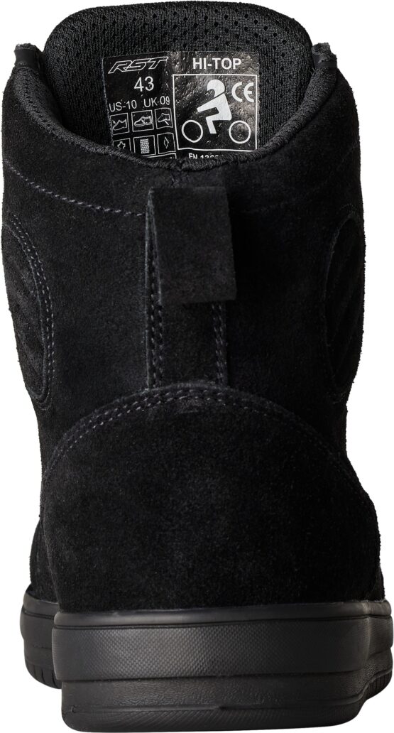 RST HiTop Moto Sneaker CE Boot Black Suede US 9 - Image 2