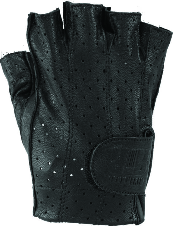 Kuryakyn Tucson Shorty Gloves Black - Small Men's
