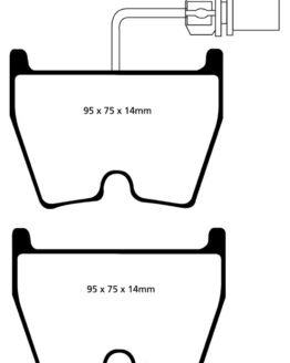 EBC Yellowstuff Front Brake Pads DP41513R Fits 06-09 Audi RS4 4.2
