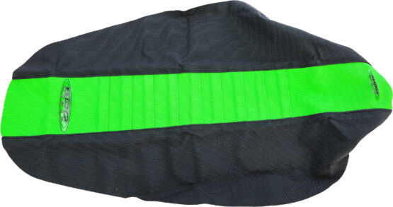 9 Pleat Water Resistant Seat Cover Black/Green