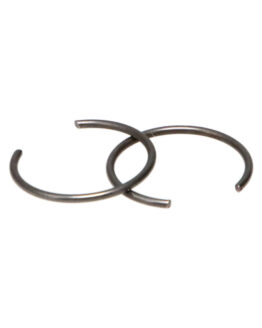Wiseco 22mm Round Wire Piston Circlips Pair W5590