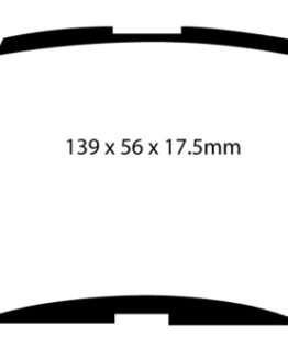 EBC Greenstuff Front Brake Pads DP61791 Fits 06-08 Toyota RAV4 2.4
