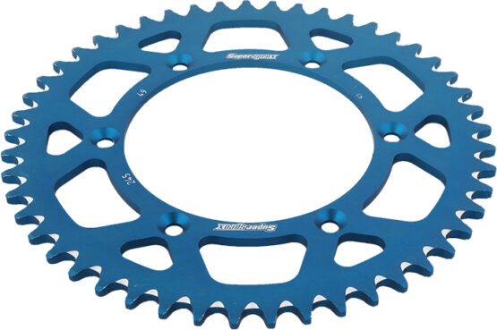 Supersprox Aluminum Rear Sprocket 49T Blue - Image 3