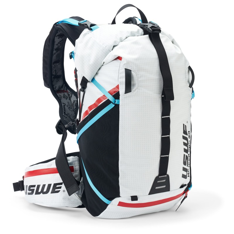 USWE Hajker Pro Winter Rolltop Daypack 30L - Cool White - Image 3