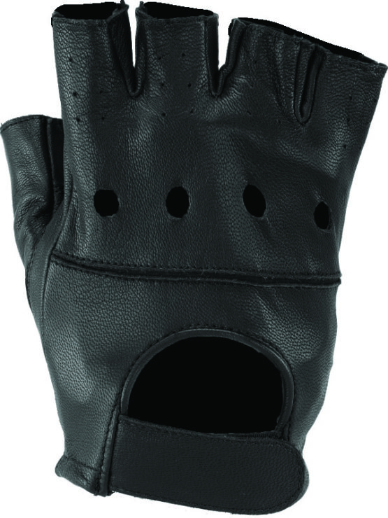 Kuryakyn Hollister Shorty Gloves Black XL Men's