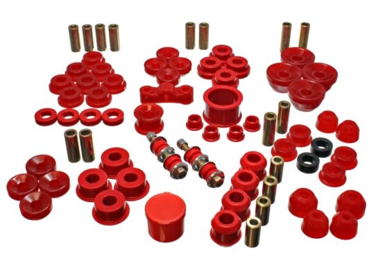 Energy Suspension Red Hyper-Flex Master Bushing Set Fits 90-93 Acura Integra