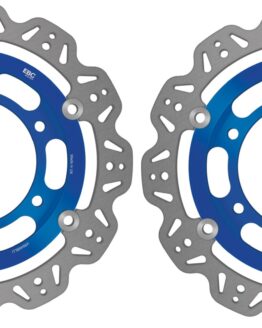 VEE Style Brake Rotors - Black Center Front Kit