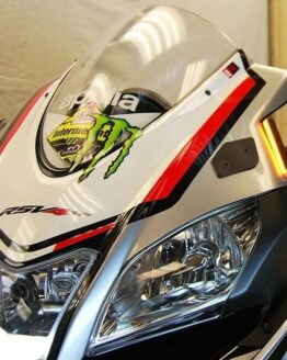 New Rage Cycles Front LED Turn Signals Black Fits 09-20 Aprilia RSV4