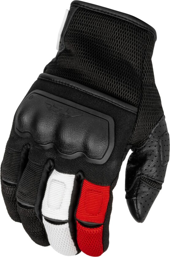 Fly Racing Coolpro Force Gloves Black/White/Red XL