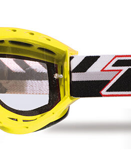 3101 Yellow Atzaki Youth MX Goggles - Clear Lens