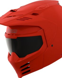 ICON Elsinore Monotype Helmet - Small, Matte Red