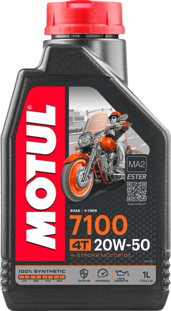 Motul 7100 20W50 4T Synthetic Motorcycle Oil 1L
