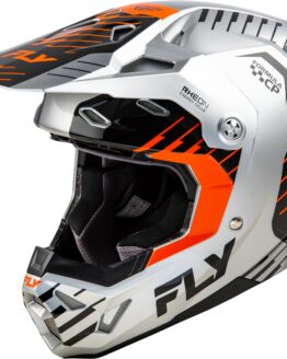 Fly Racing Formula CP Slice Helmet Grey/Orange/Black 2X