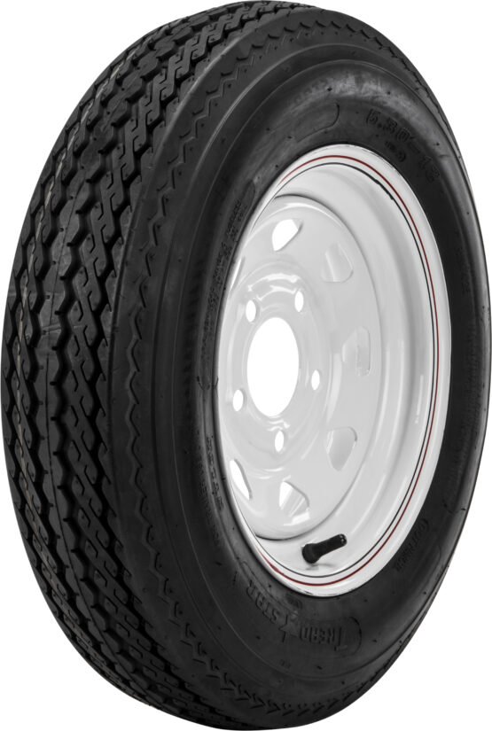 Trailer Tire & 8 Spoke Steel Wheel Assembly