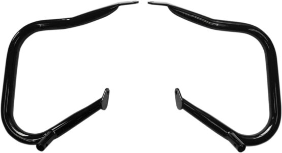 Drag Specialties Big Buffalo Saddlebag Bars Black Harley Touring Models
