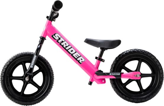 Strider 12 Sport Balance Bike Pink for Kids Ages 18 Months to 5 Years - Image 5