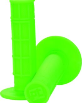 ProTaper 1/2 Waffle Neon Green MX Grips for Twist Throttle