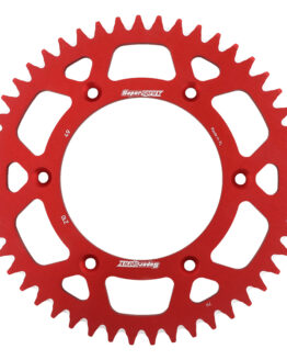 Supersprox Aluminum Rear Sprocket 49T Red Fits Honda