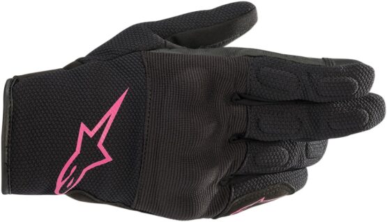 Women's S-Max Drystar Street Riding Gloves Black/Pink Small