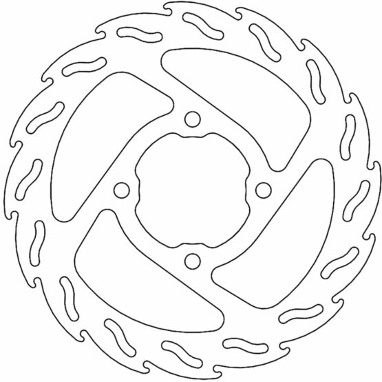 Moto-Master Flame Rear Brake Rotor For KTM 65 SX, Husqvarna TC65, Gas Gas MC 65 - Image 2