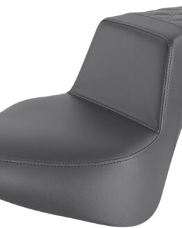 Step-Up Rear Lattice Stitch 2-Up Seat Black Gel