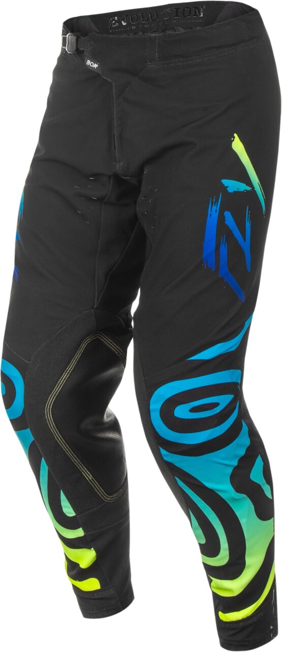 Fly Racing Evolution DST Zen Pants Black/Blue/Hi-Vis Size 34 - Image 2