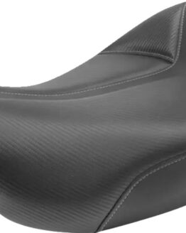 Saddlemen Dominator Solo Seat Black Gray Stitch FLHT FLTR 97-07