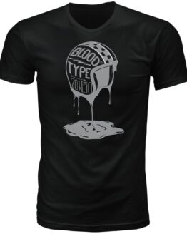 Highway 21 Blood Type Tee Black 2X-Large Men's T-Shirt