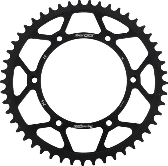 Supersprox Rear Steel Sprocket 49T Black
