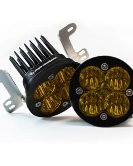 Baja Designs Amber Fog Light Pocket Kit Fits 2007-2018 Wrangler JL Rubicon