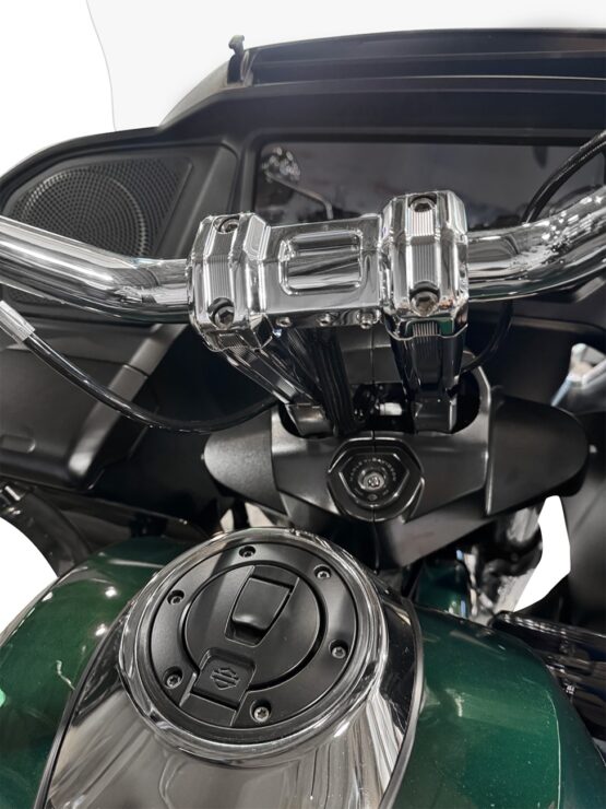 Kodlin Ascent Pro Pullback Risers 8in Chrome For Harley 3-1/2in On-Center - Image 2