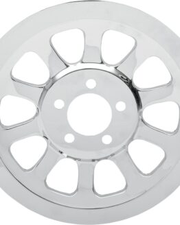 Drag Specialties Chrome Rear Pulley Insert for Harley-Davidson Dyna