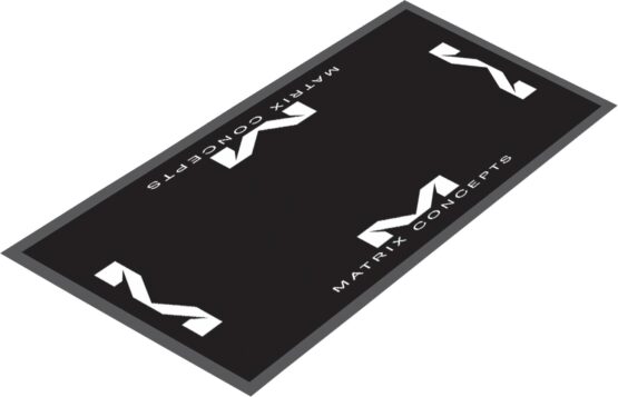 Matrix Concepts M20 Carpeted Work Mat Black/White 2x4 ft