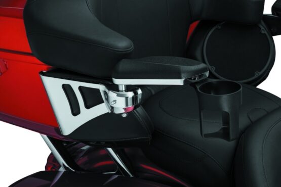 Kuryakyn Passenger Armrests Chrome For 14-23 Touring Models - Image 3